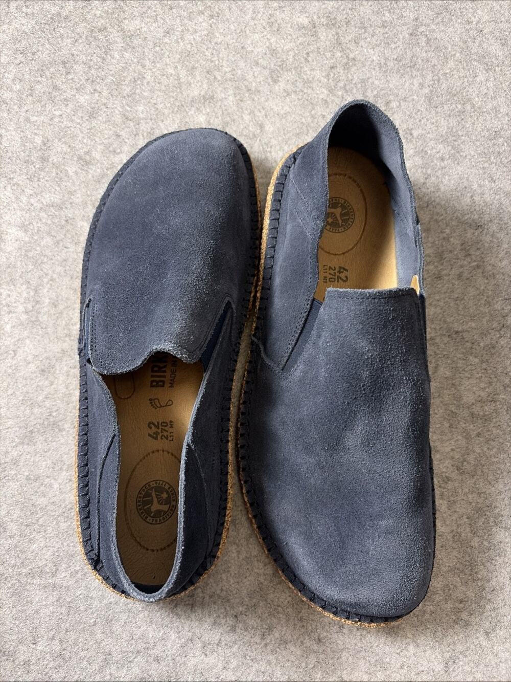 Birkenstock Callan Slip On Navy Size Men 9 Women 11.5